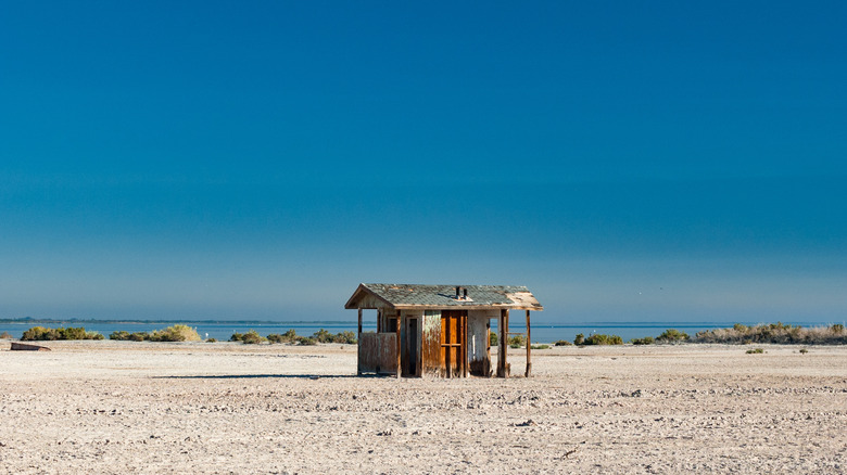 A shack near the Salton Sea