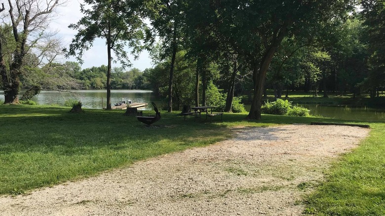 View of the Hickory Point Campground 