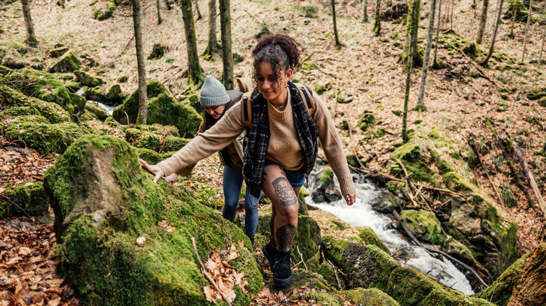 friends hiking