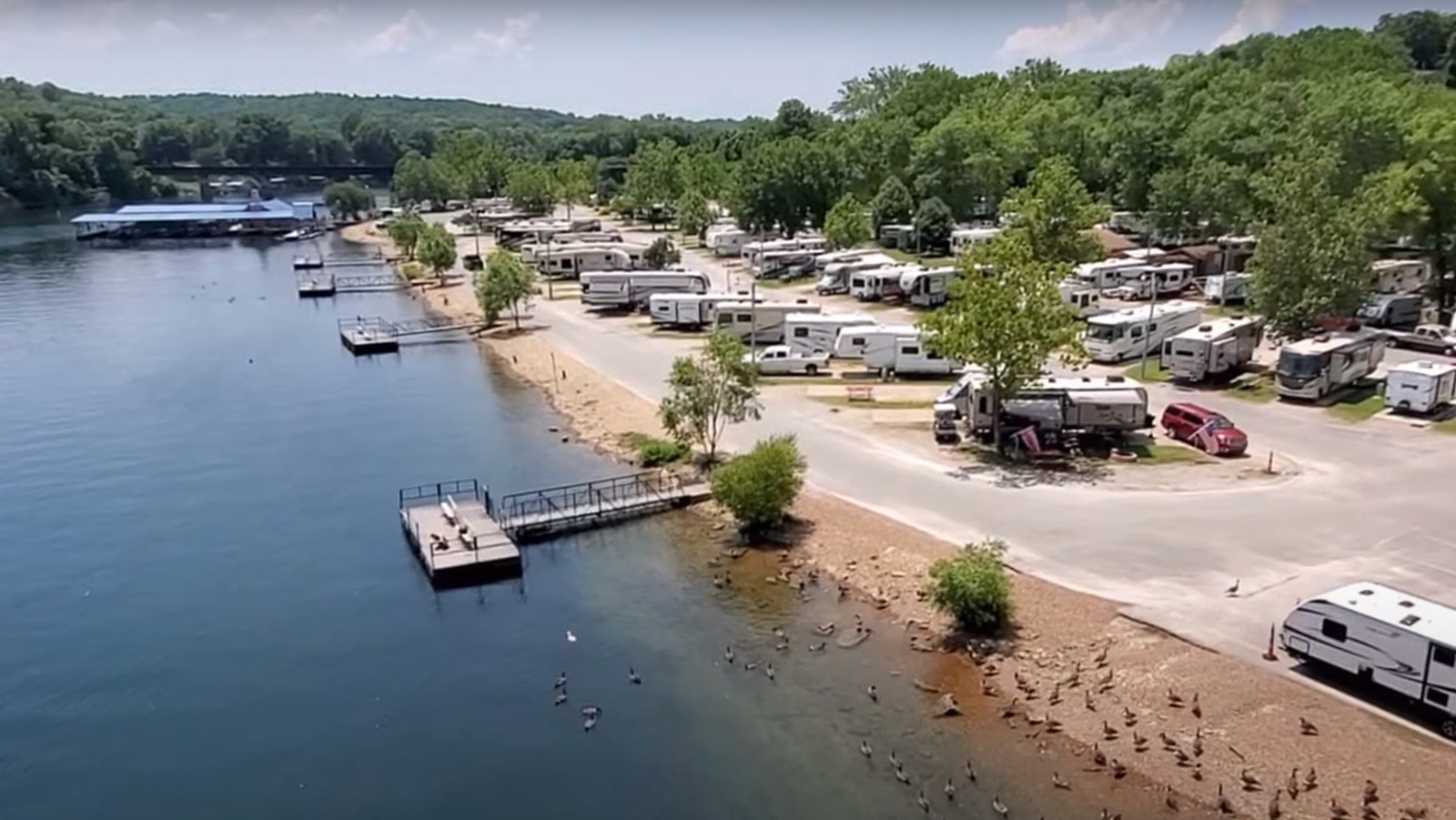 Camp Lakeside At This Beautiful Midwest RV Park