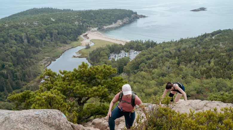 hiking acadia national park