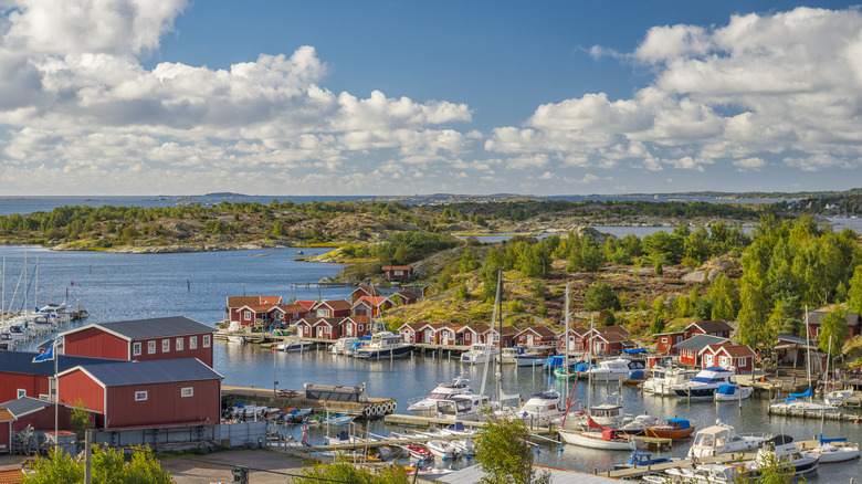 aerial view of gothenburg sweden