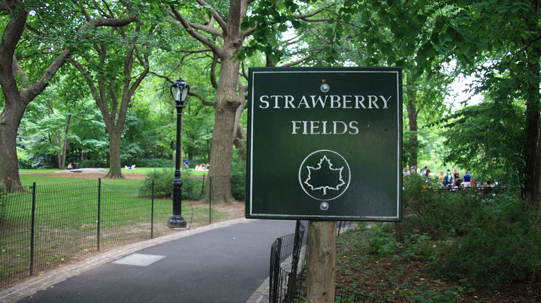 Sign of Strawberry Fields