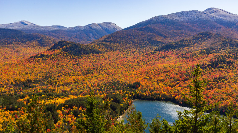 Mount Marcy in the fall