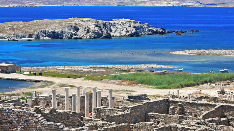 Archaelogical site on Delos