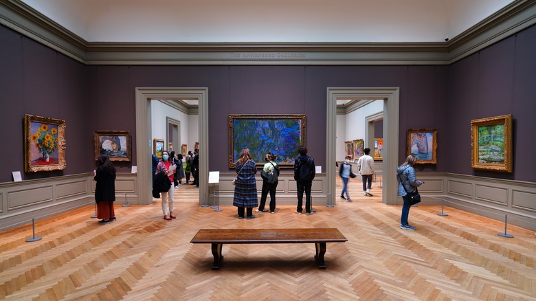A gallery at the Met