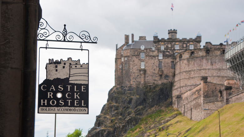 Edinburgh Castle outside Castle Rock