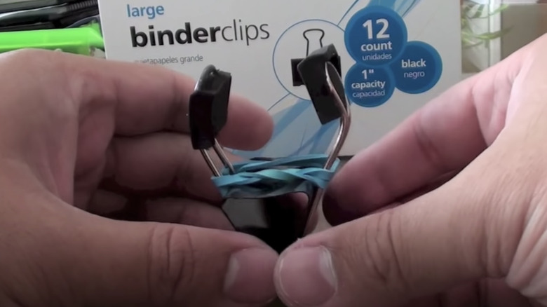 Binder clip hack 