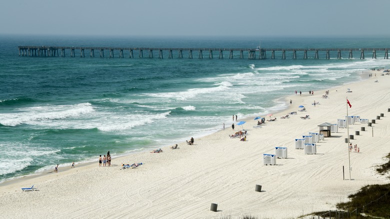 aerial view of Panama City Beach