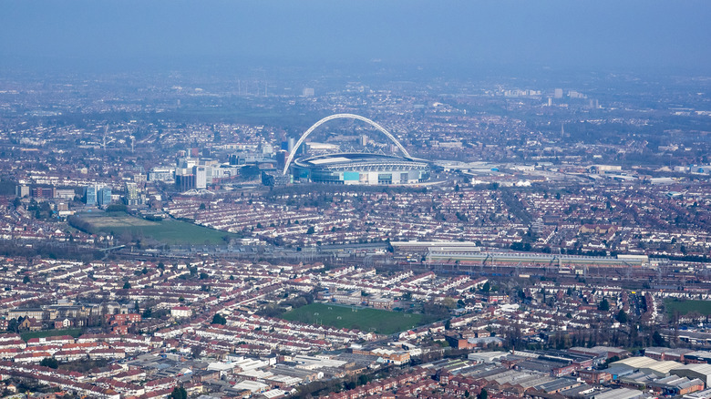 Wembley Stadium houses