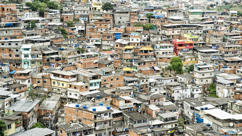 Rundown Favela in Brazil