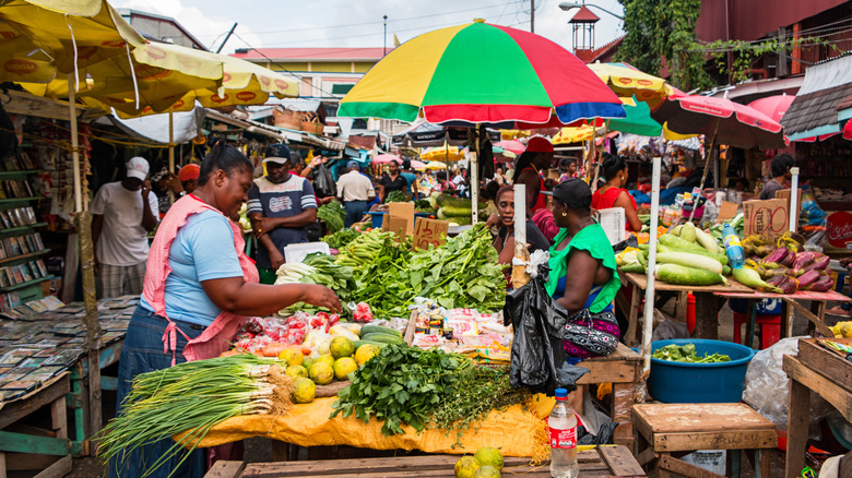 Market in Georgetown, Guyana