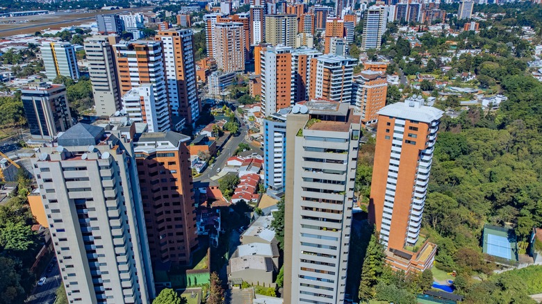 Skyscrapers in Guatemala City