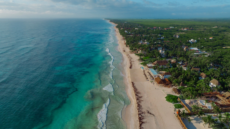 Beach in Tulum, Mexico