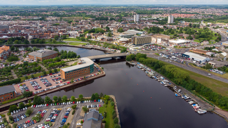 Aerial view of Hartlepool