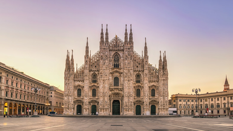 Exterior of Il Duomo at sunrise