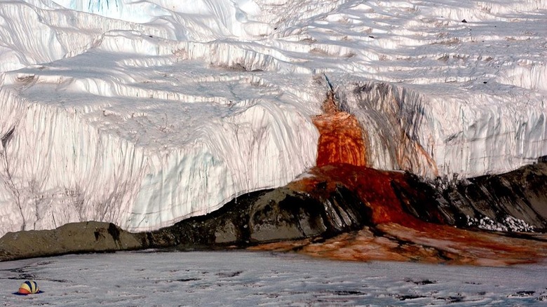 Blood Falls in Taylor Valley, Antarctica