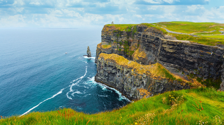 Sea cliffs in Ireland