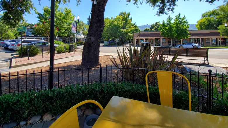 View from cafe in downtown Danville