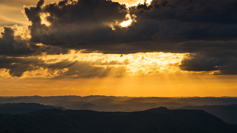 Sunset at Kingdom Come State Park