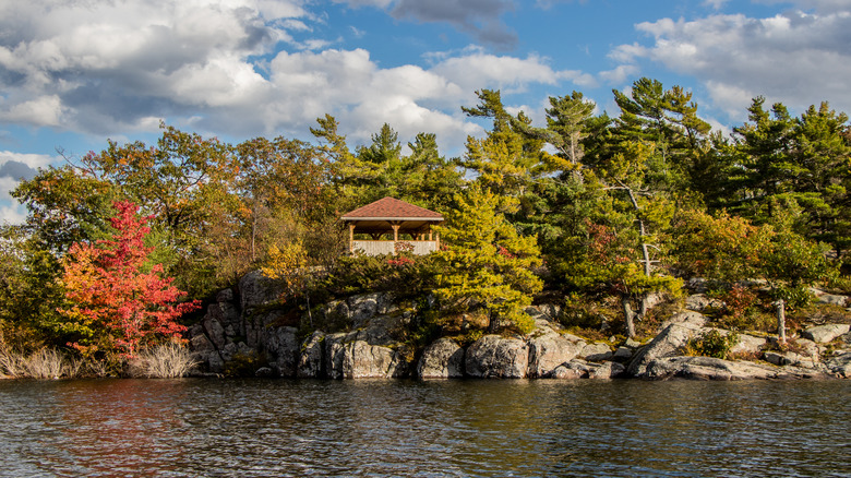 Shoreline of Beausoleil Island