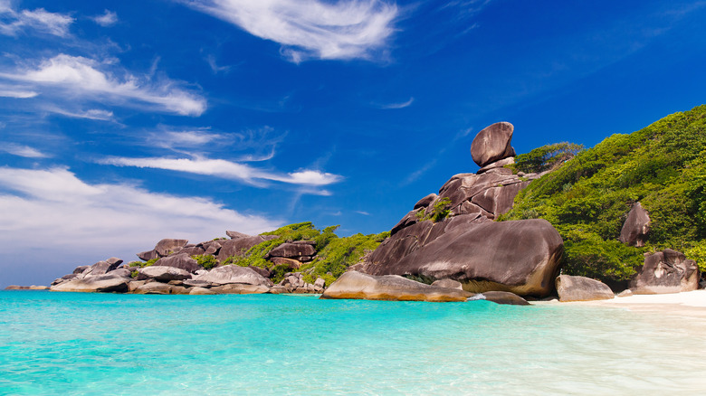 Pristine beach at Similan Islands