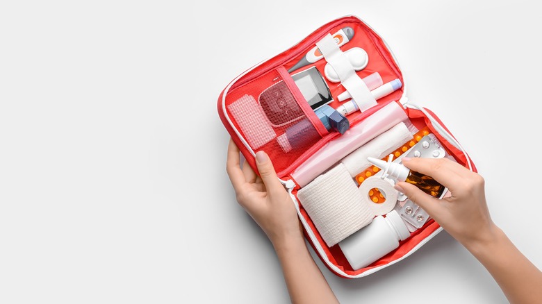 Packing a first aid kit