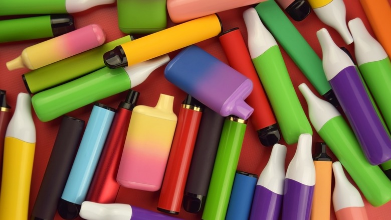 Multi-colored vape pens