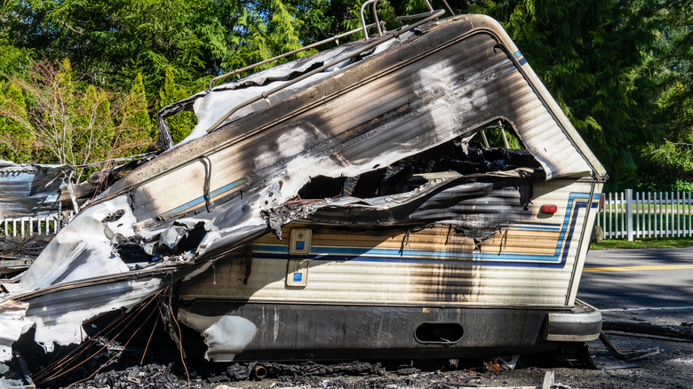Burned out RV