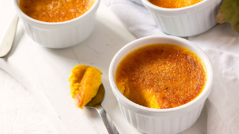 Pumpkin crème brûlée