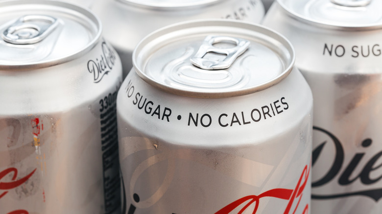 Diet Coke cans
