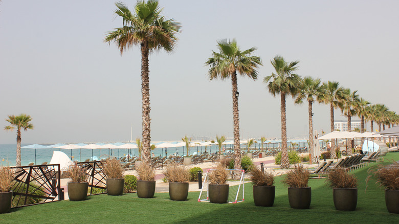 Beach area of Mandarin Oriental Jumeira