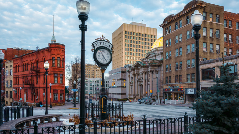 Buildings of downtown Utica