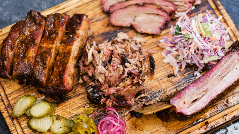 Texan barbecue spread