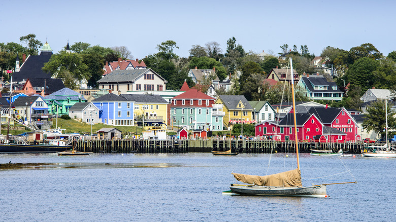 colorful fishing town of lunenburg canada