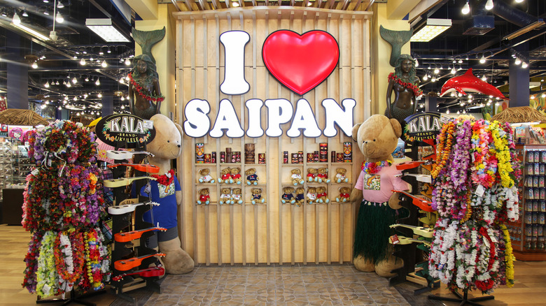 Gift shop in Saipan