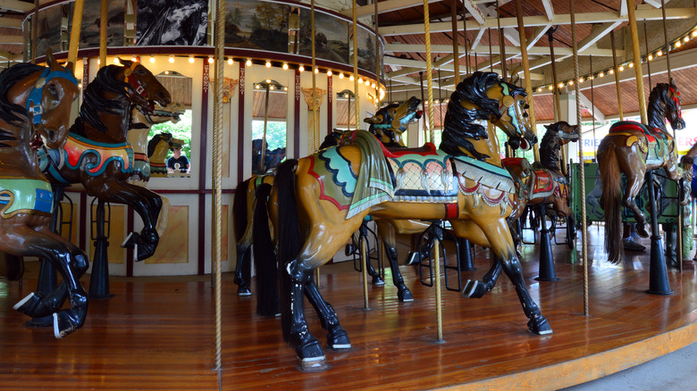 A carousel at Lake Compounce