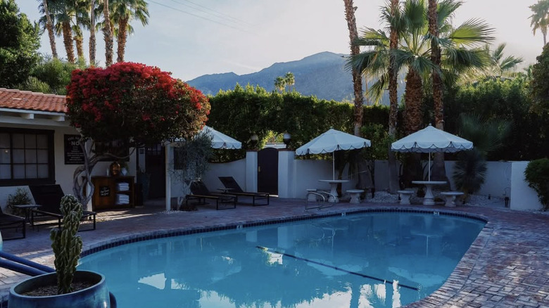 Pool at Villa Royale in palm springs