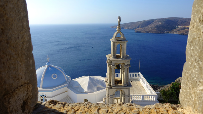 View from the Querini Castle in Astypalaia