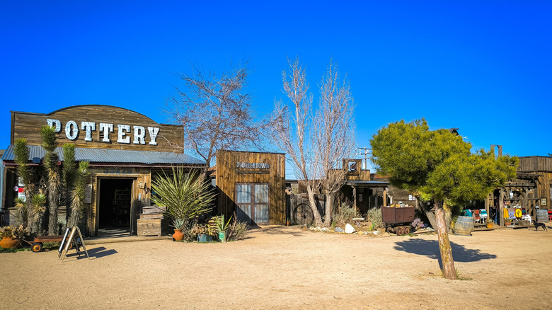 Shops on Mane Street in Pioneertown