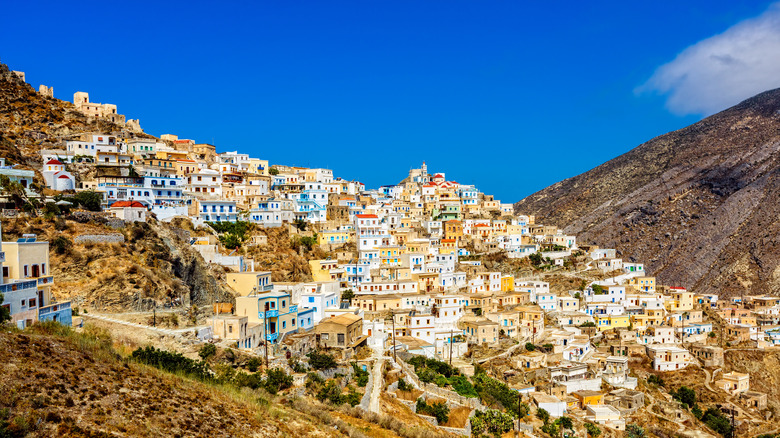 Olympos village in Karpathos