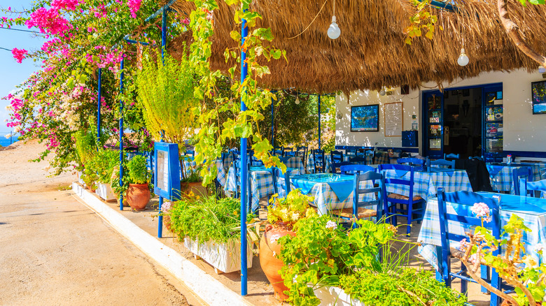 Taverna restaurant in Karpathos