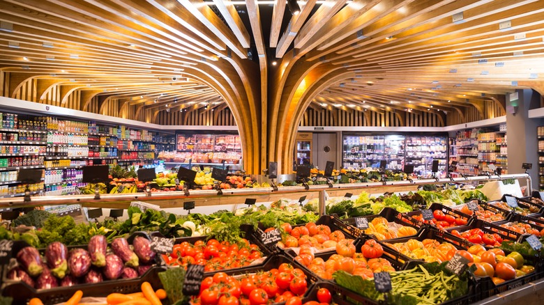 Supermarket in Barcelona