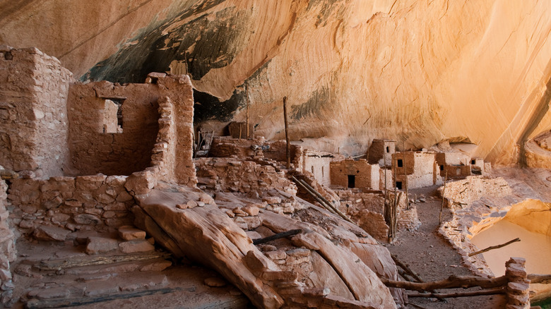 View of an archeological site in Arizona