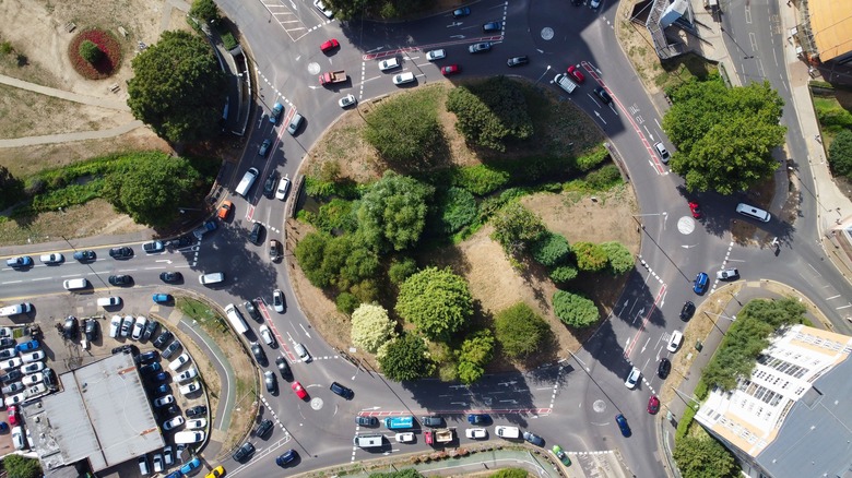 Hemel Hempstead, U.K., roundabout