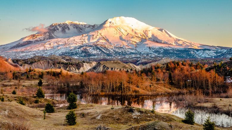 Mt. St. Helens in the winter