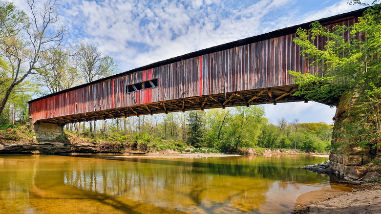 Cox Ford Covered Bridge in Turkey Run State Park