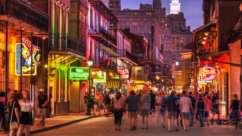 The French Quarter in New Orleans