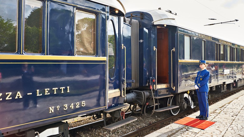 Luxury train awaits passengers