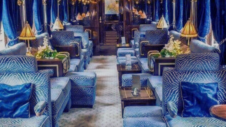 Interior of the Orient Express